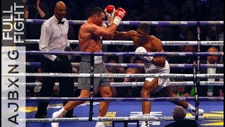 Full Fight  Anthony Joshua Vs Wladimir Klitschko TKO [upl. by Atiuqihs404]