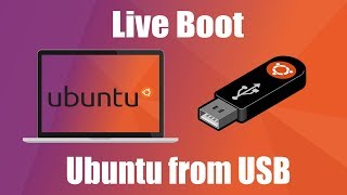 How to Live Boot Ubuntu from USB  💻 🐧 [upl. by Ellennoj424]