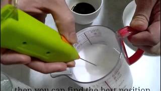 How To Make Latte Art with Mini Milk Frother [upl. by Deming895]