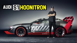 Ken Block’s NEW Audi S1HOONITRON Gymkhana Prototype [upl. by Eirrak452]