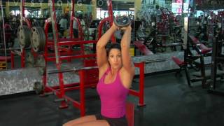 How to Do Triceps Dumbbell Extensions [upl. by Kalmick779]