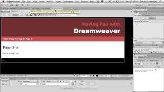 Dreamweaver amp HTML 5 for Beginners  Creating a Simple Website [upl. by Mitzie]