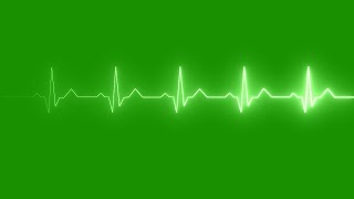 Heart pulse graph greenscreen video heart beat monitor [upl. by Derek]