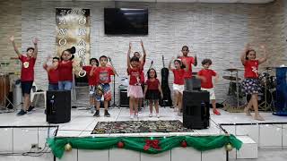 É NATAL  CRISTINA MEL  COREOGRAFIA DAS CRIANÇAS [upl. by Novel]