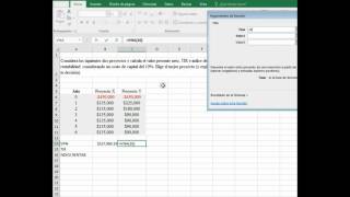 Calculo de TIR y VPN en Excel [upl. by Danuloff]