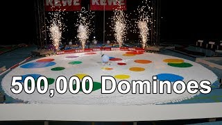 500000 Dominoes  World of Art  2 Guinness World Records [upl. by Redvers]