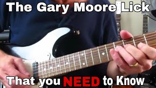 THE Gary Moore Pentatonic Guitar Lick that You NEED to Know [upl. by Edialeda]