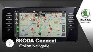 ŠKODA Connect  Online Navigatie [upl. by Janeen]