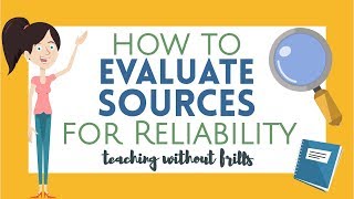 How to Evaluate Sources for Reliability  Writing for Kids [upl. by Deerc]