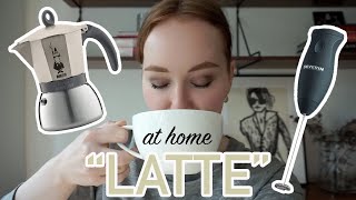 HOW TO MAKE A quotLATTEquot AT HOME moka pot  frother [upl. by Graces343]