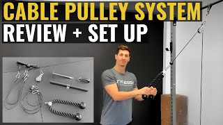 Cable Pulley System Review for Home Gym [upl. by Rosenquist]