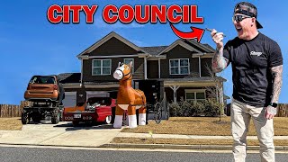 HOA CONTACTS CITY COUNCIL ABOUT MY VEHICLES WERE NOT BACKING DOWN [upl. by Lymn]