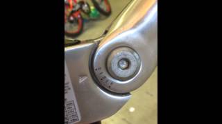 Adjust the angle  height of handle bar on schwinn [upl. by Eibob]