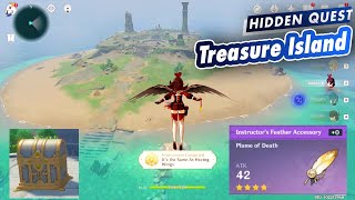 Secret Island Genshin Impact Hidden Quest Time and the wind [upl. by Enitsej]