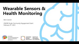 Wearable Sensors and Health Monitoring Overview through ONDRIHome [upl. by Enniroc325]