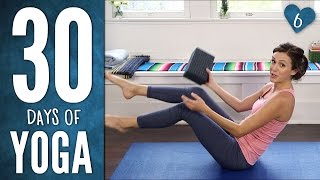 Day 6  SIX PACK ABS  30 Days of Yoga [upl. by Zorah785]