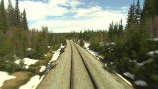 Cab Ride Norway  Trondheim  Bodø Spring Nordland Line [upl. by Ylagam220]