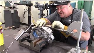 Cast Aluminum Motorcycle Case Repair [upl. by Kalb]