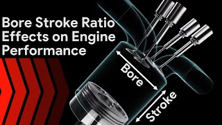 Bore Stroke Ratio  Performance Engine life Effects  Applications [upl. by Judith]