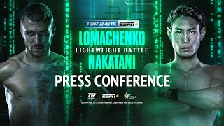 Loma vs Nakatani Press Conference [upl. by Nirro]