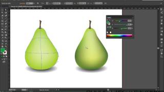 Creación de mallas de degradado en Illustrator CC [upl. by Wiburg]