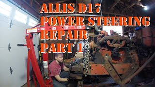 Allis Chalmers D17 Power Steering Repair Part 1 [upl. by Gala330]