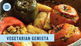 Vegetarian Gemista GreekStyle Stuffed Roasted Vegetables [upl. by Itagaki]