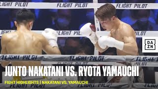 FIGHT HIGHLIGHTS  Junto Nakatani vs Ryota Yamauchi [upl. by Cnut616]