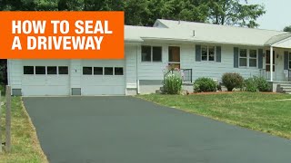 How to Seal a Driveway  The Home Depot Canada [upl. by Eittam]