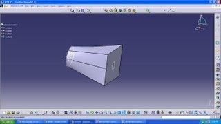 CATIA V5 multisection solid 3 [upl. by Vicki509]