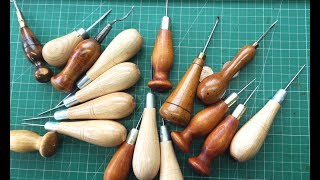 Fitting Awl Blades To Handles [upl. by Holli]