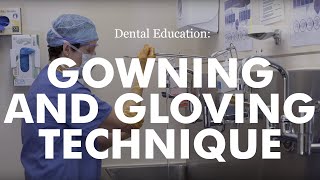 Surgical Scrub Gowning amp Gloving Technique [upl. by Ailaro324]