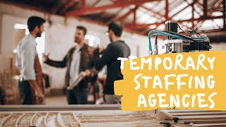 4 temporary staffing agencies that pay daily [upl. by Thalia115]