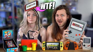 My Girlfriend amp I Buy WEIRD Nintendo Switch Accessories [upl. by Airamasor790]