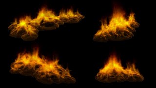 Fire  Real Fire Effect Motion Graphics  transparent background alpha channel [upl. by Nylsirk959]