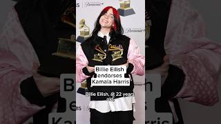 Billie Eilish endorses Kamala Harris [upl. by Egrog]