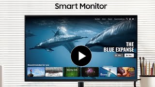 Samsung M7 4K Smart Monitor Overview  This is Unique [upl. by Aicnorev]