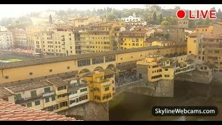 Live Webcam from Ponte Vecchio  Firenze [upl. by Foote229]