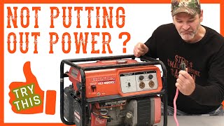 How To Fix a Generator That Wont Put Out Power [upl. by Marleen]