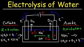 Electrolysis of Water  Electrochemistry [upl. by Hollis274]