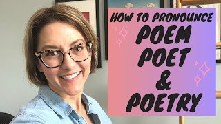 Learn to Pronounce POEM POET POETRY  American English Pronunciation Lesson learnenglish [upl. by Odella641]